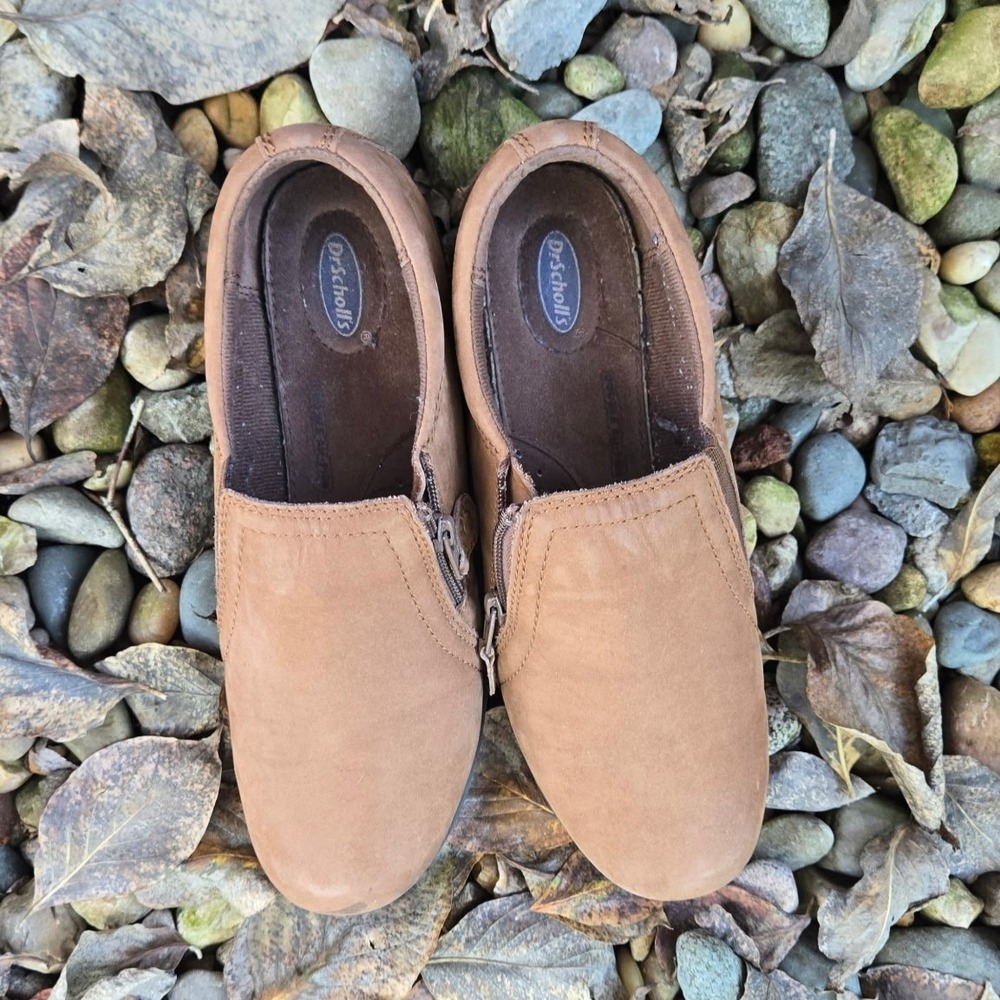Dr. Scholls Irene Slip‎ On Loafer Shoes Women's Size 10 Brown Comfort Walking